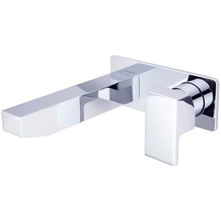 Pioneer Faucets Mod 1.2 GPM Wall Mounted Vessel Centerset Bathroom Faucet / Tub Filler Chrome