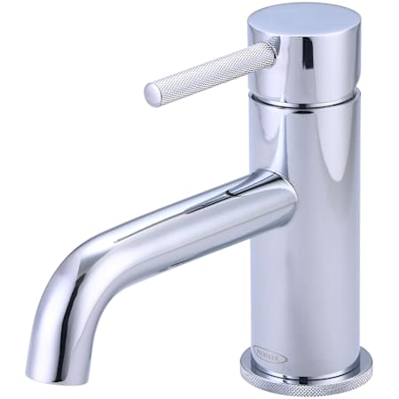 Pioneer Faucets Motegi 1.2 GPM Single Hole Bathroom Faucet with Pop-Up Drain Assembly with Thin Knurled Metal Handle Chrome
