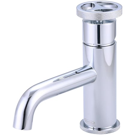 Pioneer Faucets Motegi 1.2 GPM Single Hole Bathroom Faucet with Pop-Up Drain Assembly with Knurled Metal Wheel Handle Chrome