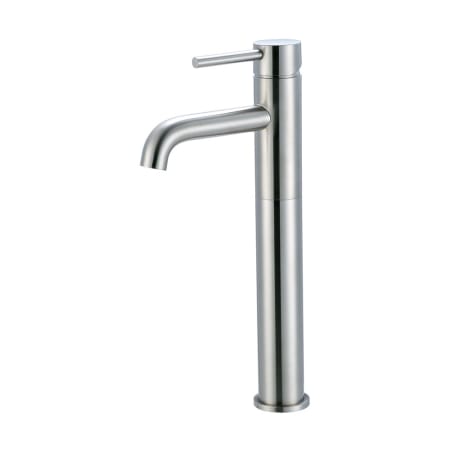 Pioneer Faucets Motegi 1.2 GPM Single Hole Bathroom Faucet with Bent Nose Spout Brushed Nickel