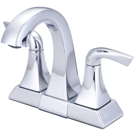 Pioneer Faucets Prenza 1.2 GPM Centerset Bathroom Faucet with Brass Push Down Drain Assembly Chrome