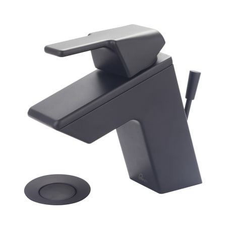 Pioneer Faucets i3 1.2 GPM Single Hole Bathroom Faucet with Pop-Up Drain Assembly Matte Black