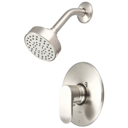 Pioneer Faucets i1 Shower Trim Set with 1.75 GPM Single Function Shower Head Brushed Nickel