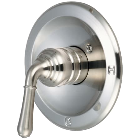 Pioneer Faucets Accent Single Function Thermostatic Valve Trim Only with Single Lever Handle, and Volume Control – Less Rough In Brushed Nickel