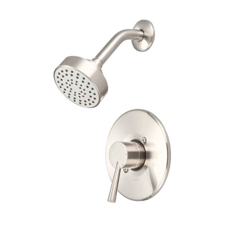 Pioneer Faucets i2 Shower Trim Set with 1.75 GPM Single Function Shower Head Brushed Nickel