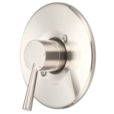 Pioneer Faucets i2 Single Function Thermostatic Valve Trim Only with Single Lever Handle, and Volume Control – Less Rough In Brushed Nickel