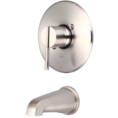 Pioneer Faucets i2v Wall Mounted Tub Filler Brushed Nickel