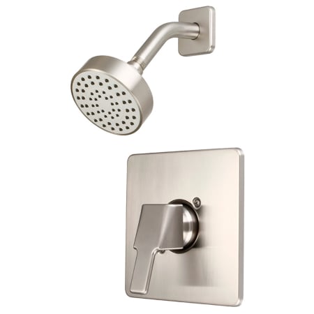 Pioneer Faucets i3 Shower Trim Set with 1.75 GPM Single Function Shower Head Brushed Nickel