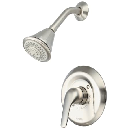 Pioneer Faucets Legacy Shower Only Trim Package with 1.75 GPM Multi Function Shower Head PVD Brushed Nickel