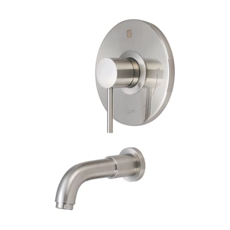Pioneer Faucets Motegi Wall Mounted Tub Filler Brushed Nickel