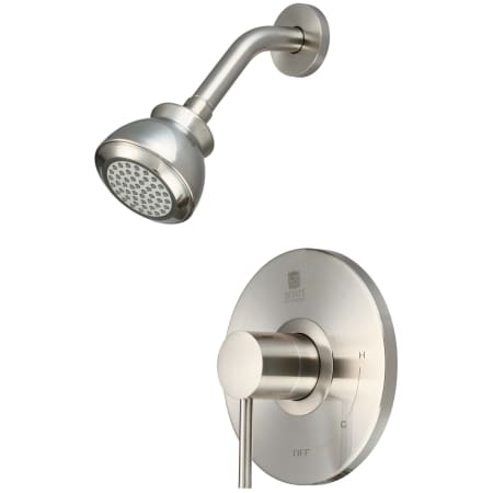 Pioneer Faucets Motegi Shower Trim Set with 1.75 GPM Single Function Shower Head Brushed Nickel