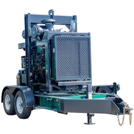 Pioneer Pump 10,300 GPM (12") Trailer Mounted Electric Start Diesel Trash Pump with John Deere 6.8L Engine N/A