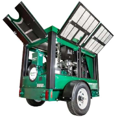 Pioneer Pump 1520 GPM (4") Trailer Mounted Electric Start Diesel Trash Pump with Deutz D2.9L Engine and Sound Attenuated Enclosure N/A