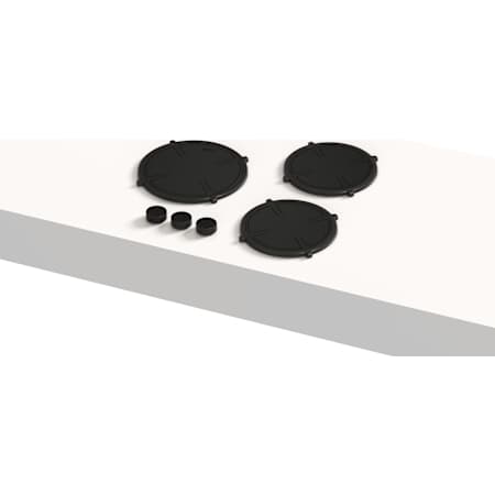 PITT Cooking Cima-I Series 22 Inch Wide 3 Burner Induction Cooktop Black