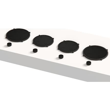 PITT Cooking Danau-I Series 46 Inch Wide 4 Burner Induction Cooktop Black