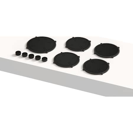 PITT Cooking Enep-I Series 34 Inch Wide 5 Burner Induction Cooktop Black