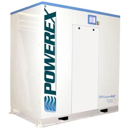 Powerex 40 HP 145 Max PSI Stationary Electric (460 Volt 3 Phase) Scroll Air Compressor N/A