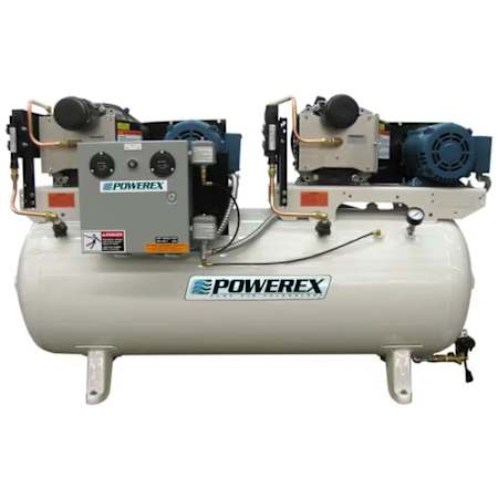 Powerex 10 HP 80 Gal 116 Max PSI Stationary Electric (230 Volt 3 Phase) Scroll Air Compressor with Dryer N/A