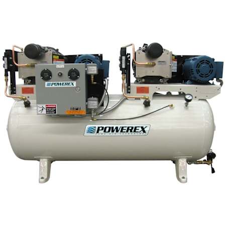 Powerex 10 HP 80 Gal 116 Max PSI Stationary Electric (460 Volt 3 Phase) Scroll Air Compressor N/A