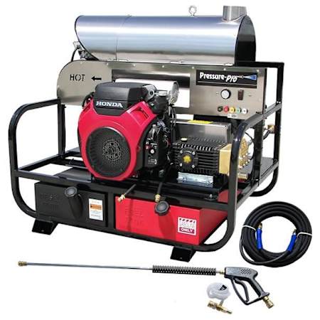Pressure-Pro 3000 PSI 8 GPM Gas Powered Hot Water Pressure Washer with 688 CC Honda Engine N/A