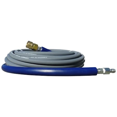 Pressure-Pro Pressure-Pro 100-Foot (3/8") 4200 PSI Gray Non-Marking High Pressure Hose w/ Quick Connectors (Hot / Cold Water) N/A