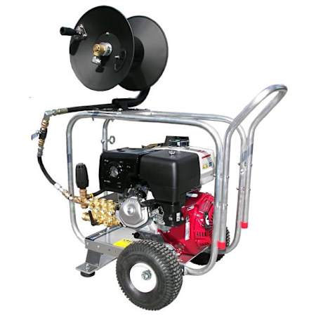 Pressure-Pro 4000 PSI 4 GPM Gas Jetter with 389 CC Honda Engine N/A