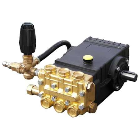 Pressure-Pro Pressure-Pro Fully Plumbed General HP4040 4000 PSI 4.0 GPM (Solid Shaft) Triplex Pressure Washer Pump w/ Plumbing Kit (Belt Drive) N/A