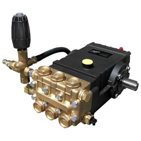 Pressure-Pro Pressure-Pro Fully Plumbed HP HP5535 3500 PSI 5.5 GPM (Solid Shaft) Triplex Pressure Washer Pump w/ Plumbing Kit (Belt Drive) N/A