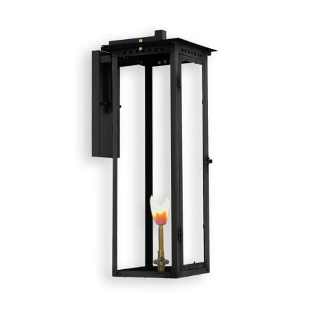 Primo Lanterns Alantowne 32" Tall Outdoor Gas Lantern Wall Sconce Black
