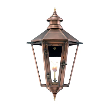 Primo Lanterns Nottoway 20" Wide Outdoor Wall-Mounted Lantern Natural Gas Configuration Copper