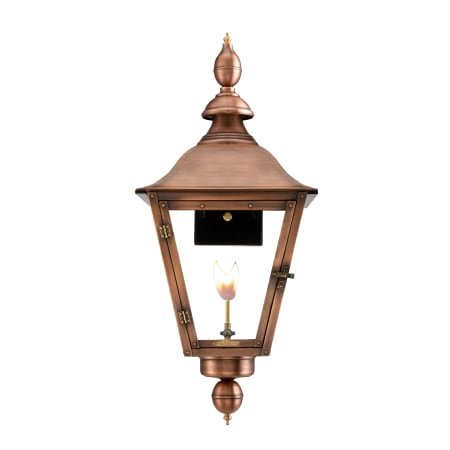 Primo Lanterns Oak Alley 14" Wide Outdoor Wall-Mounted Lantern Natural Gas Configuration Copper