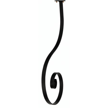 Primo Lanterns Bottom Scroll Decorative Mount Black