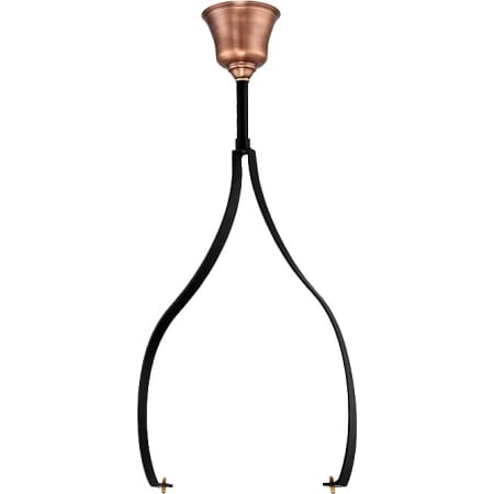 Primo Lanterns Tear Drop Yoke Ceiling Mount Black