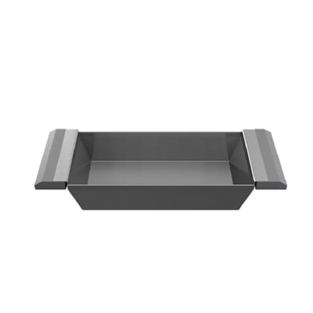 Prochef by Julien Proinox Plastic, Stainless Steel 17-1/8" L X 6" W Kitchen Sink Bin Brushed Stainless Steel