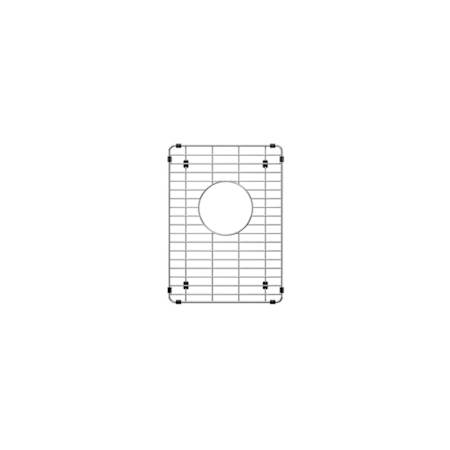 Prochef by Julien Proinox H60 10-1/4" L x 14-1/4" W Stainless Steel Basin Rack Brushed Stainless Steel