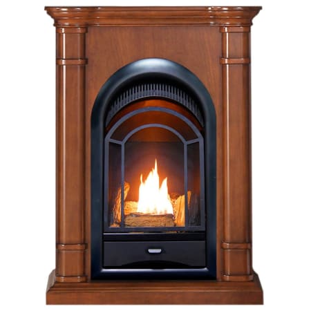 ProCom 10,000 BTU Vent Free Dual Fuel Mantel Fireplace with T-Stat Control Apple Spice