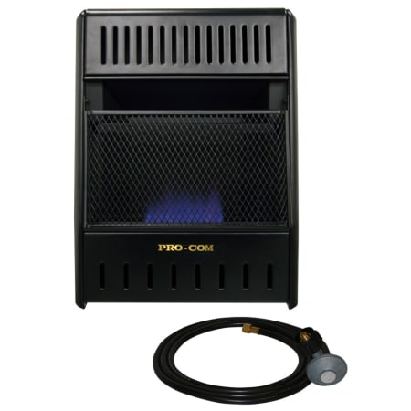 ProCom 10,000 BTU Liquid Propane Heater with T-Stat Control Black