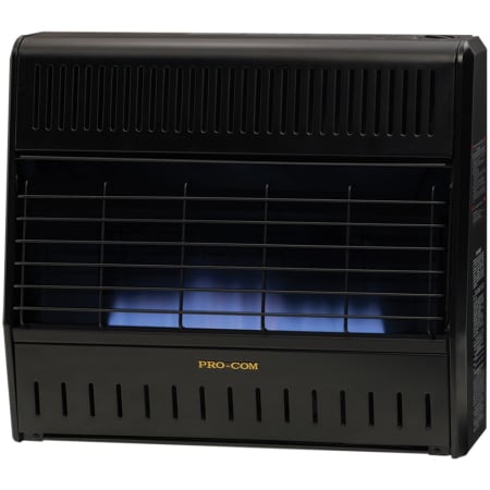 ProCom 30,000 BTU Dual Fuel Blue Flame Heater with T-Stat Control Black