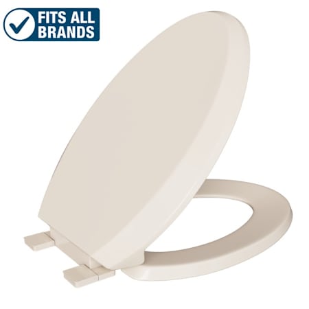 PROFLO Elongated Closed-Front Toilet Seat with Quick Release and Easy Clean Biscuit
