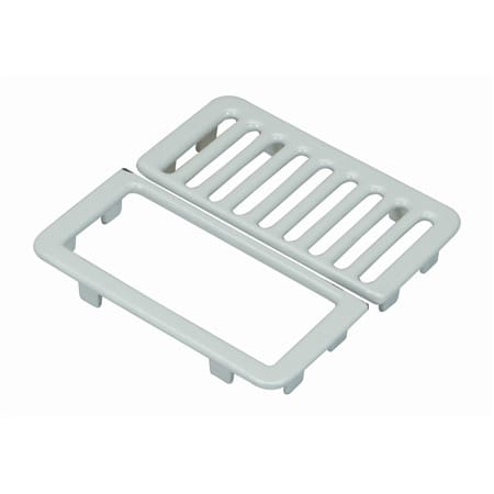 PROFLO 9-1/2" Cast Iron Split Half Top Grate White