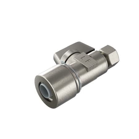 PROFLO 5/8" OD Push x 3/8" OD Push Straight Stop Quarter 1/4" Turn QT Brushed Nickel