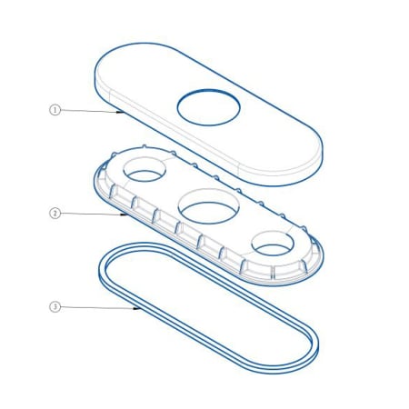PROFLO ESCUTCHEON PLATE Brushed Nickel