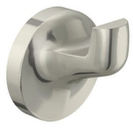 PROFLO Gerald Single Hook Robe Hook Brushed Nickel