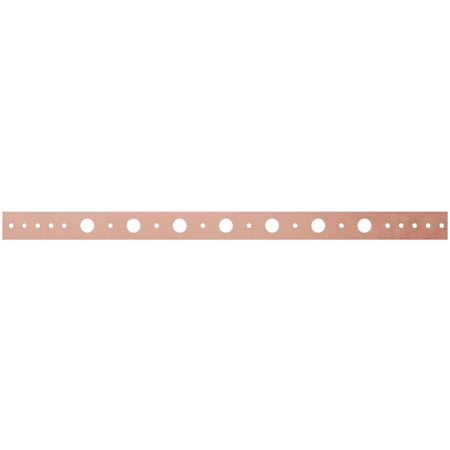 PROFLO 20" Copper Plate Bracket 1/2" H Flat N/A