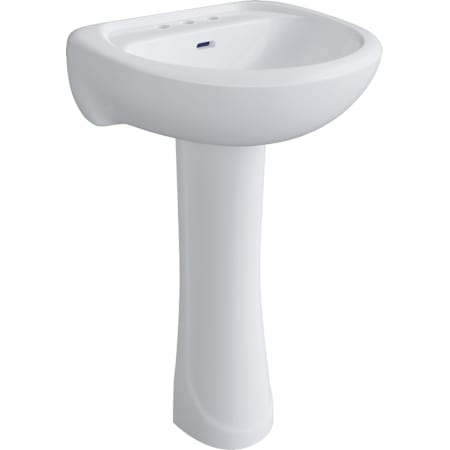 PROFLO 33-5/8" Willow Creek Vitreous China Bathroom Sink Pedestal White