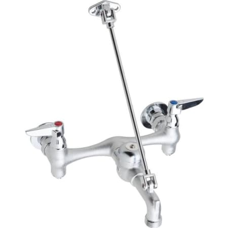 PROFLO 3.8 GPM Wall Mounted Widespread Commercial Kitchen Faucet Chrome