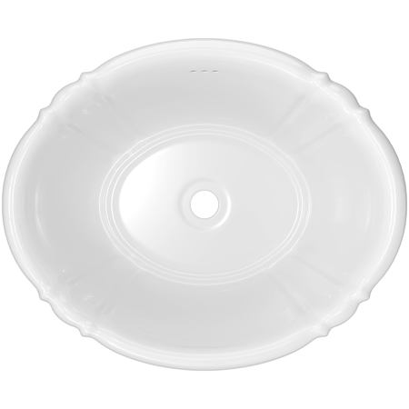 PROFLO Richardson 17-5/8" Oval Vitreous China Drop In Bathroom Sink with Overflow White