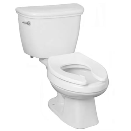 PROFLO 1600 Series 1 GPF Two-Piece Round Toilet with Right Hand Trip Lever and 12" Rough In White