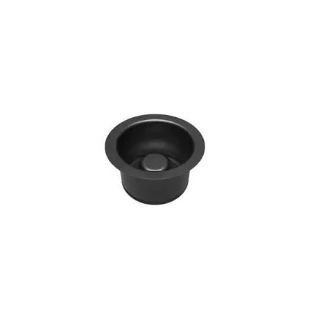 PROFLO Garbage Disposal Deep Flange with Stopper Matte Black
