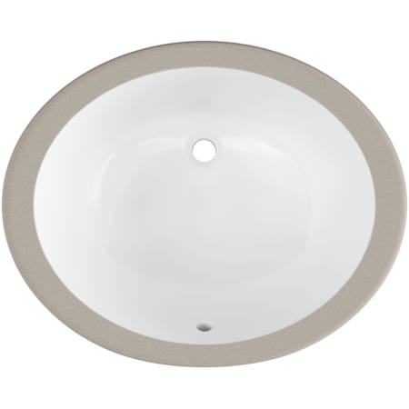 PROFLO Comstock 19-1/2" Oval Vitreous China Undermount Bathroom Sink with Overflow White